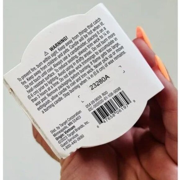 Room Essentials Bouquet Jasmine and Pink Peony 2 Pack Scented Candles with lid - Picture 8 of 8